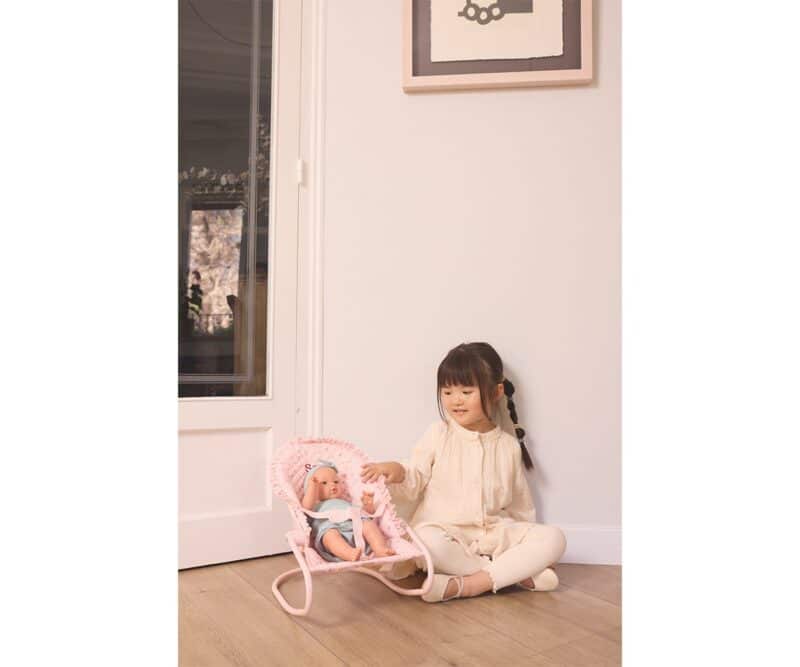 Hamaca para Muñecas Flowers Personalizable – Accesorio infantil plegable – Monnëka – Diseño floral y personalizable desde 3 años