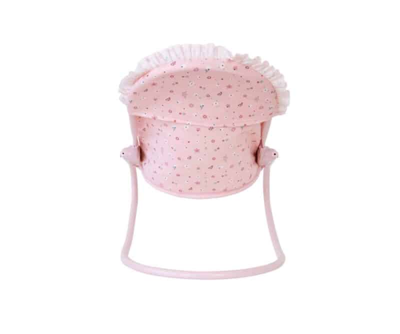 Hamaca para Muñecas Flowers Personalizable – Accesorio infantil plegable – Monnëka – Diseño floral y personalizable desde 3 años