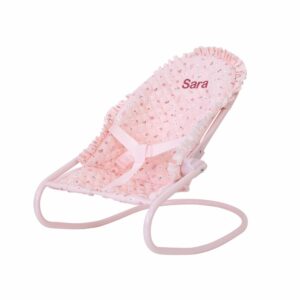Hamaca para Muñecas Flowers Personalizable – Accesorio infantil plegable – Monnëka – Diseño floral y personalizable desde 3 años