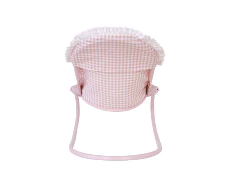 Hamaca para Muñecas Vichy Personalizable – Accesorio infantil plegable – Monnëka – Diseño clásico y personalizable desde 3 años
