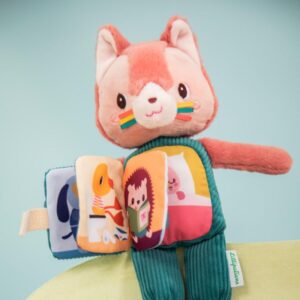 Jeanne cuentoabrazo – Libro blando sensorial para bebés – Lilliputiens – Lectura y estimulación desde 6 meses