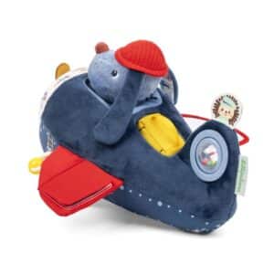 Jules avión de actividades – Juguete sensorial blando – Lilliputiens – Estimulación y juego desde 9 meses