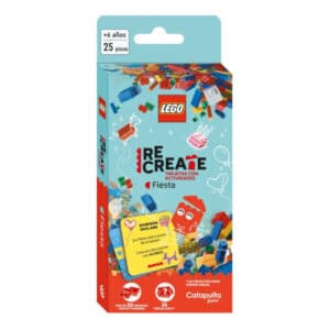 Lego Recreate fiesta construcción tarjetas con act