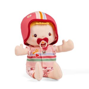Léna muñeca y asiento de bicicleta – Muñeca blanda con accesorios – Lilliputiens – Juego simbólico desde 2 años