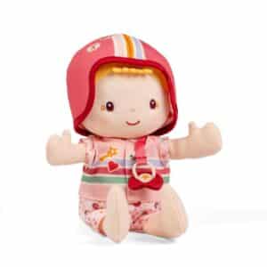Léna muñeca y asiento de bicicleta – Muñeca blanda con accesorios – Lilliputiens – Juego simbólico desde 2 años