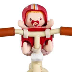 Léna muñeca y asiento de bicicleta – Muñeca blanda con accesorios – Lilliputiens – Juego simbólico desde 2 años