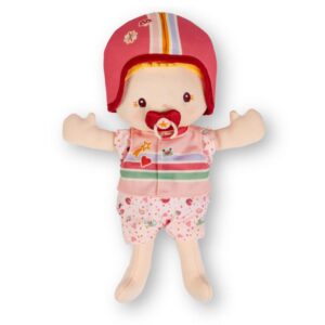 Léna muñeca y asiento de bicicleta – Muñeca blanda con accesorios – Lilliputiens – Juego simbólico desde 2 años