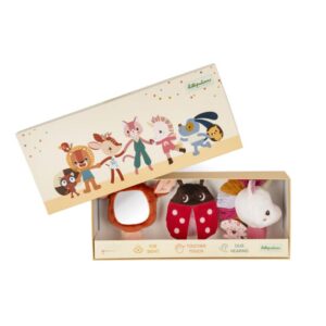 Léna set de descubrimiento sensorial – Juguete blando con actividades – Lilliputiens – Estimulación multisensorial desde 6 meses
