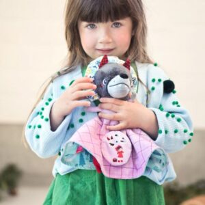 Marioneta para contar cuentos reversible Caperucita Roja – Juguete educativo de tela – Lilliputiens – Juego narrativo desde 18 meses