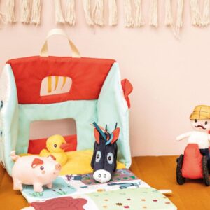 Mi primera granja – Set sensorial y educativo – Lilliputiens – Juego de descubrimiento desde 18 meses