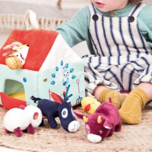 Mi primera granja – Set sensorial y educativo – Lilliputiens – Juego de descubrimiento desde 18 meses