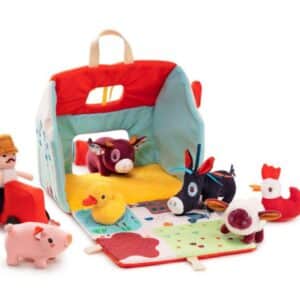 Mi primera granja – Set sensorial y educativo – Lilliputiens – Juego de descubrimiento desde 18 meses