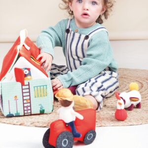 Mi primera granja – Set sensorial y educativo – Lilliputiens – Juego de descubrimiento desde 18 meses