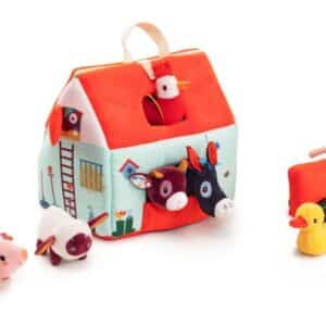 Mi primera granja – Set sensorial y educativo – Lilliputiens – Juego de descubrimiento desde 18 meses