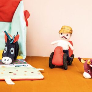 Mi primera granja – Set sensorial y educativo – Lilliputiens – Juego de descubrimiento desde 18 meses