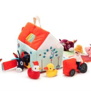 Mi primera granja – Set sensorial y educativo – Lilliputiens – Juego de descubrimiento desde 18 meses