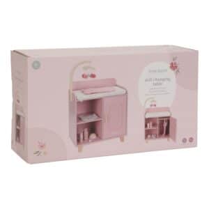 Mueble Cambiador FSC – Little Dutch – Juego de imitación de madera – Cuidado de muñecas desde 3 años