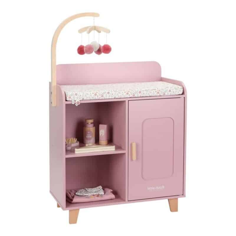 Mueble Cambiador FSC – Little Dutch – Juego de imitación de madera – Cuidado de muñecas desde 3 años
