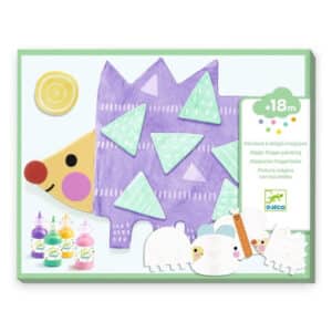 Pintura mágica con los dedos Formas – Set creativo infantil – Djeco – Arte y experimentación desde 18 meses