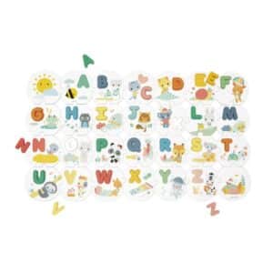 Pure – Puzzle Mi Primer Abecedario – Juego educativo de madera – Janod – Aprendizaje de letras y motricidad desde 2 años