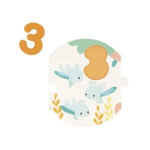 Pure – Puzzle Mis Primeros Números – Juego educativo de madera – Janod – Aprendizaje y motricidad desde 2 años