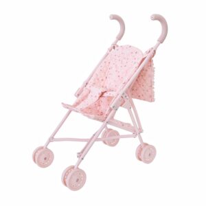 Silleta para Muñecas Flowers Personalizable – Silla de paseo infantil – Monnëka – Diseño floral y personalizable desde 3 años