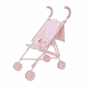 Silleta para Muñecas Vichy Personalizable – Silla de paseo infantil – Monnëka – Diseño clásico y personalizable desde 3 años
