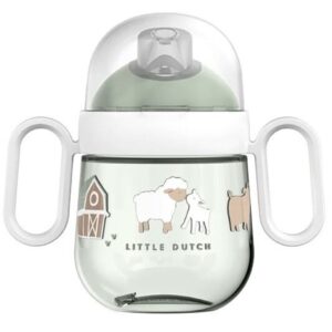 Vaso Antiderrame 200 ml Pequeña Granja – Mepal x Little Dutch – Vaso de aprendizaje infantil – Antifugas y ergonómico