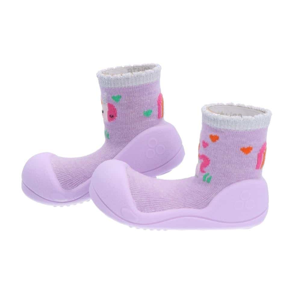 Zapatos Attipas DM Unicorn Purple – Calzado ergonómico bebé – Attipas – Primeros pasos cómodos y seguros desde 0 meses 2 Zapatos Attipas DM Unicorn Purple – Calzado ergonómico bebé – Attipas – Primeros pasos cómodos y seguros desde 0 meses