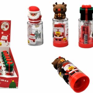 Afilalápiz con depósito motivos navideños