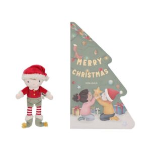 Caja Regalo con Cuento de Navidad – Set de cuento y muñeco Jim – Little Dutch – Regalo navideño para bebés desde 0 años