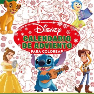 Calendario de adviento Disney para colorear
