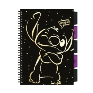 Cuaderno plástico espiral B5 Gold Stitch 100 hojas