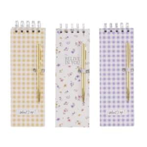 Libreta notas con boli basics surtidas