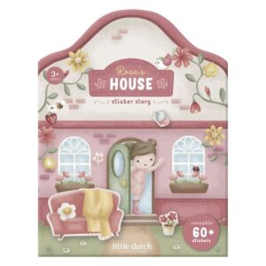 Libro de Pegatinas Crea tu Historia House – Set creativo reutilizable – Little Dutch – Imaginación y juego desde 3 años