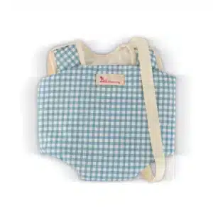 Portabebé Noel – Mochila portabebé para muñecos 30-46 cm – Así – Juego simbólico para cuidar muñecos