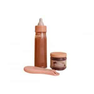 Set Regalo Biberón y Tarro de Chocolate Tiny Tummies – Tiny Harlow – Juego de imitación con efecto mágico desde 3 años