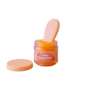 Set de Tarro y Cuchara Tiny Tummies Peach – Tiny Harlow – Comida de muñecos con aroma a melocotón desde 3 años