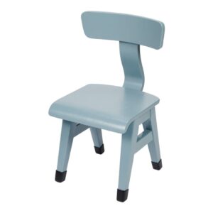 Silla Azul – Silla infantil de madera – Little Dutch – Asiento seguro y diseño vintage desde 3 años