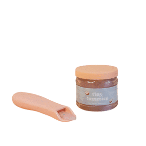 Tarro de Yogur de Coco y Cuchara Tiny Tummies – Tiny Harlow – Comida para muñecos con efecto mágico desde 3 años