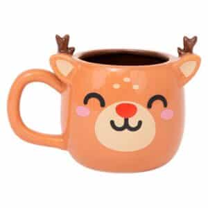 Taza 3D reno navidad