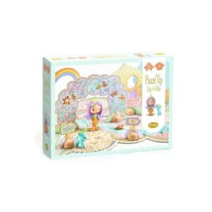 Tinyly Puzzle’Up Lily – Puzzle 3D de 33 piezas – Djeco – Construcción creativa desde 3 años