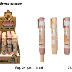 Gomas pulsador Capybara