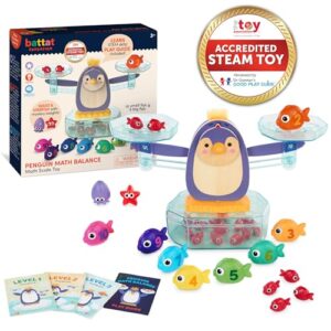 Battat Education Penguin Math Balance – Juego de equilibrio matemático – Battat Education – Aprendizaje STEM desde 3 años