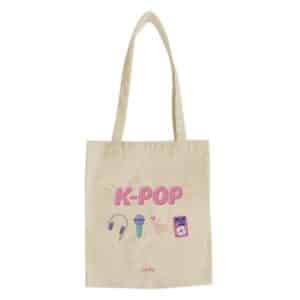 Bolsa de Tela K-Pop Dreams – Tote bag de algodón con asa larga – Lovely Story