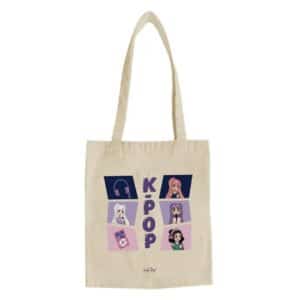 Bolsa de Tela K-Pop Stars – Tote bag de algodón con asa larga – Lovely Story