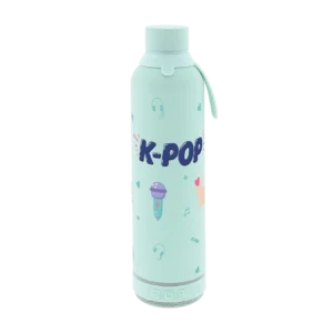 Botella térmica 600 ml con altavoz K-Pop Mint – Botella con música integrada – Lovely Story – Estilo K-Pop