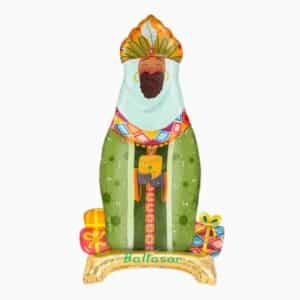 Globo foil base pie Baltasar 110cm