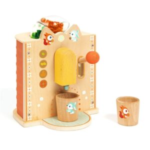 Imitación Café Espresso de Grano – Juego de imitación de madera – Djeco – Estimula motricidad e imaginación desde 2 años