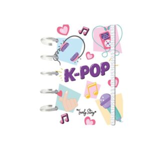 Smart Book A6 con Sistema de Discos – 100 Hojas Cuadrícula 100 g – Ice K-Pop – Lovely Story